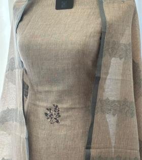 Elegant Linen Embroidered Suit - Mixed Colors