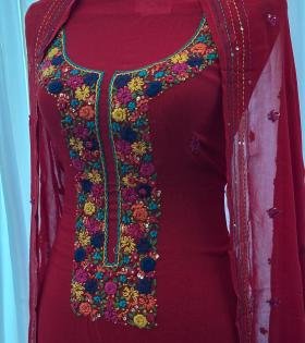 Georgette Salwar Suit - Mixed Colors