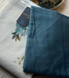 Floral Printed Linen Suit - Mixed Colors