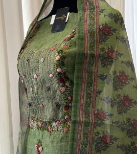 Elegant Tissue Linen Suit  - Mixed Colors