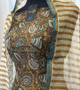 Elegant Kota Doriya Suit - Mixed Colors