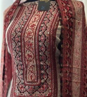 Luxurious Printed Crepe Silk Suit Set  - Mixed Colors